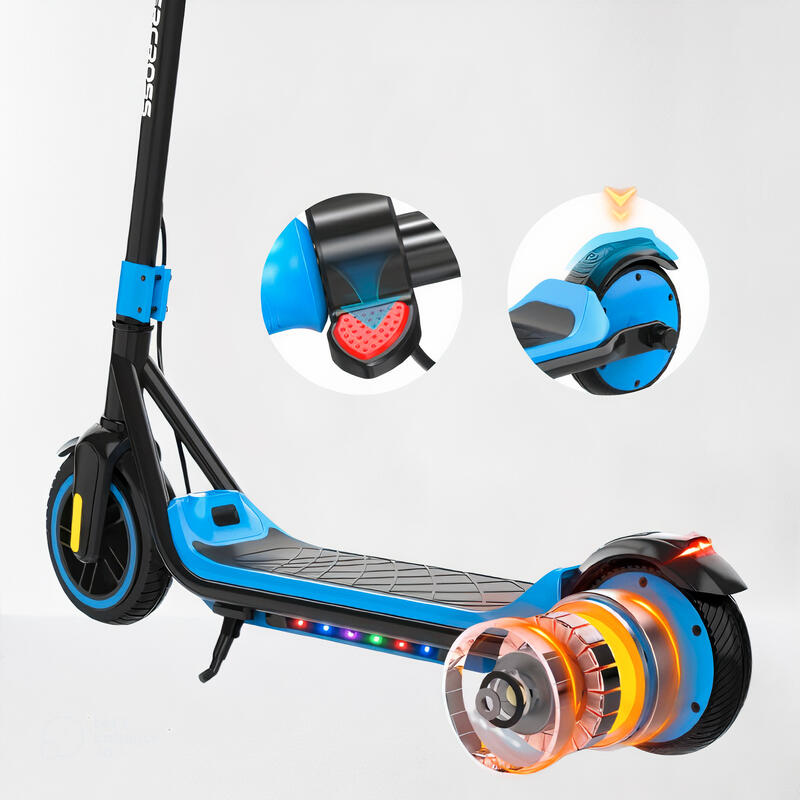 Trottinette Électrique Enfants EVERCROSS TECH- E6 Bleu