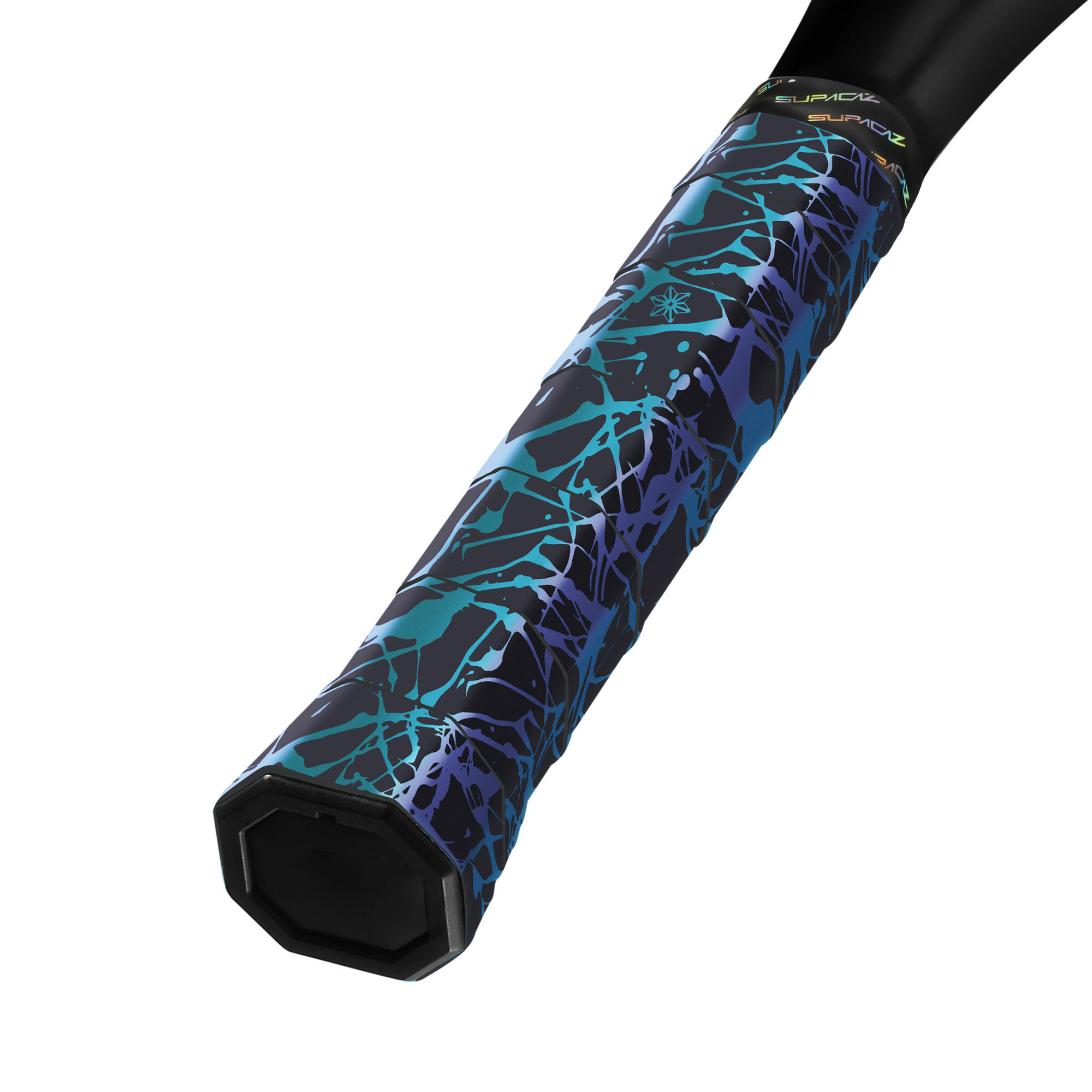 Supacaz Super Sticky Kush-Overgrip de Ténis-Splat-Blue Refractor 2/3