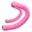 Ruban de cintre Supacaz - Suave - Rose fluo + Bouchons SL