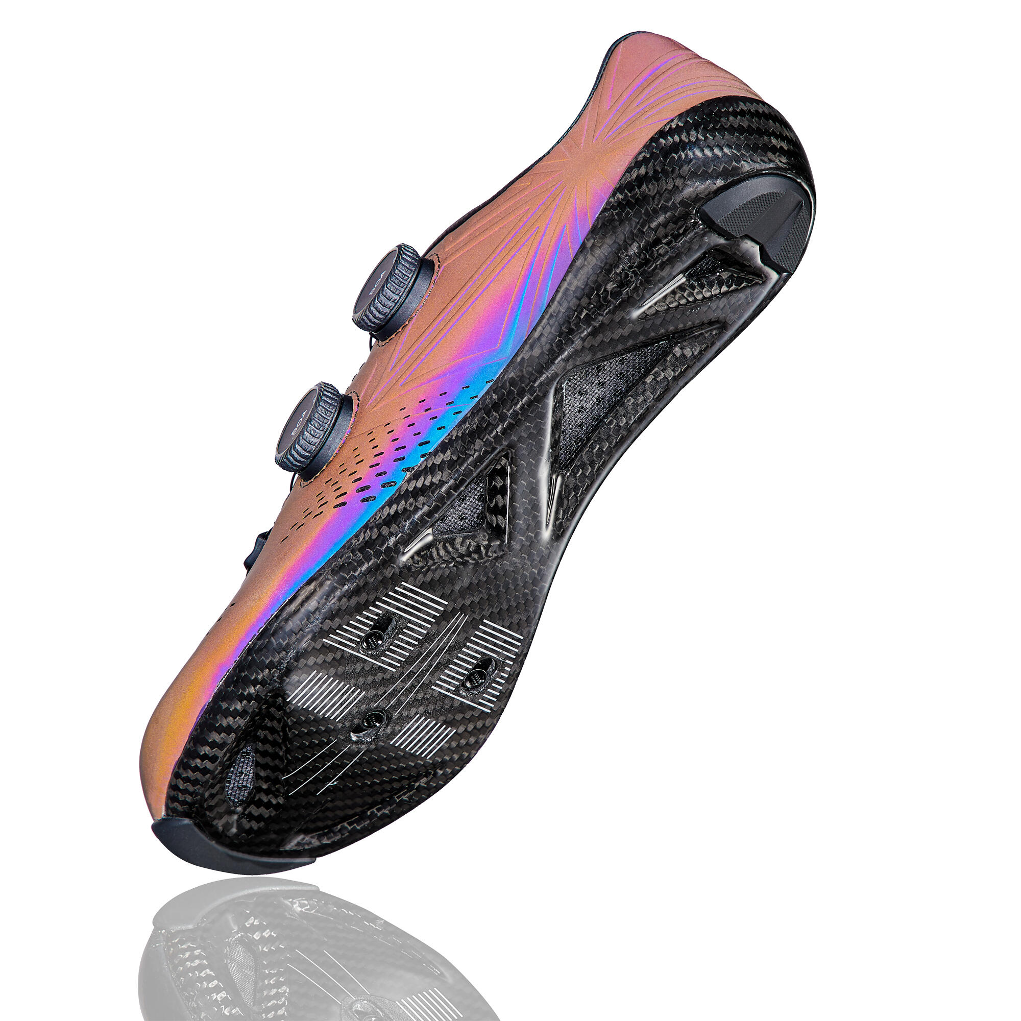 Sapatos Supacaz Kazze Carbon-Oil Slick Reflective | Decathlon