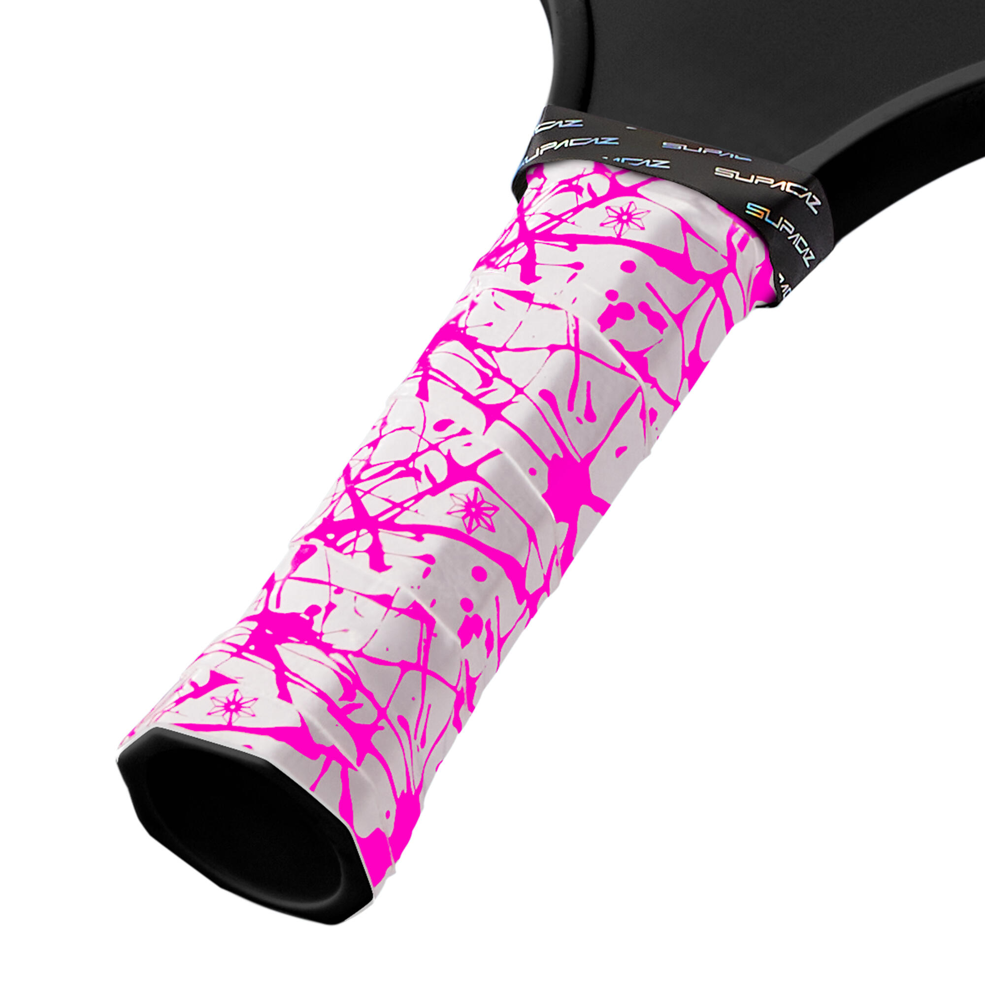 Supacaz Super Sticky Kush-Pickleball-Splat Rosa Neón 2/3