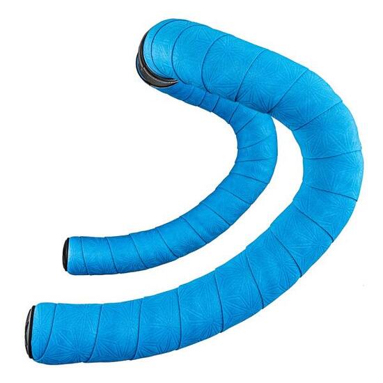 Ruban de cintre Supacaz-Suave-Bleu fluo+Bouchons SL