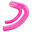 Ruban de cintre Supacaz - Prizmatik - Rose + Bouchons Ano Rose