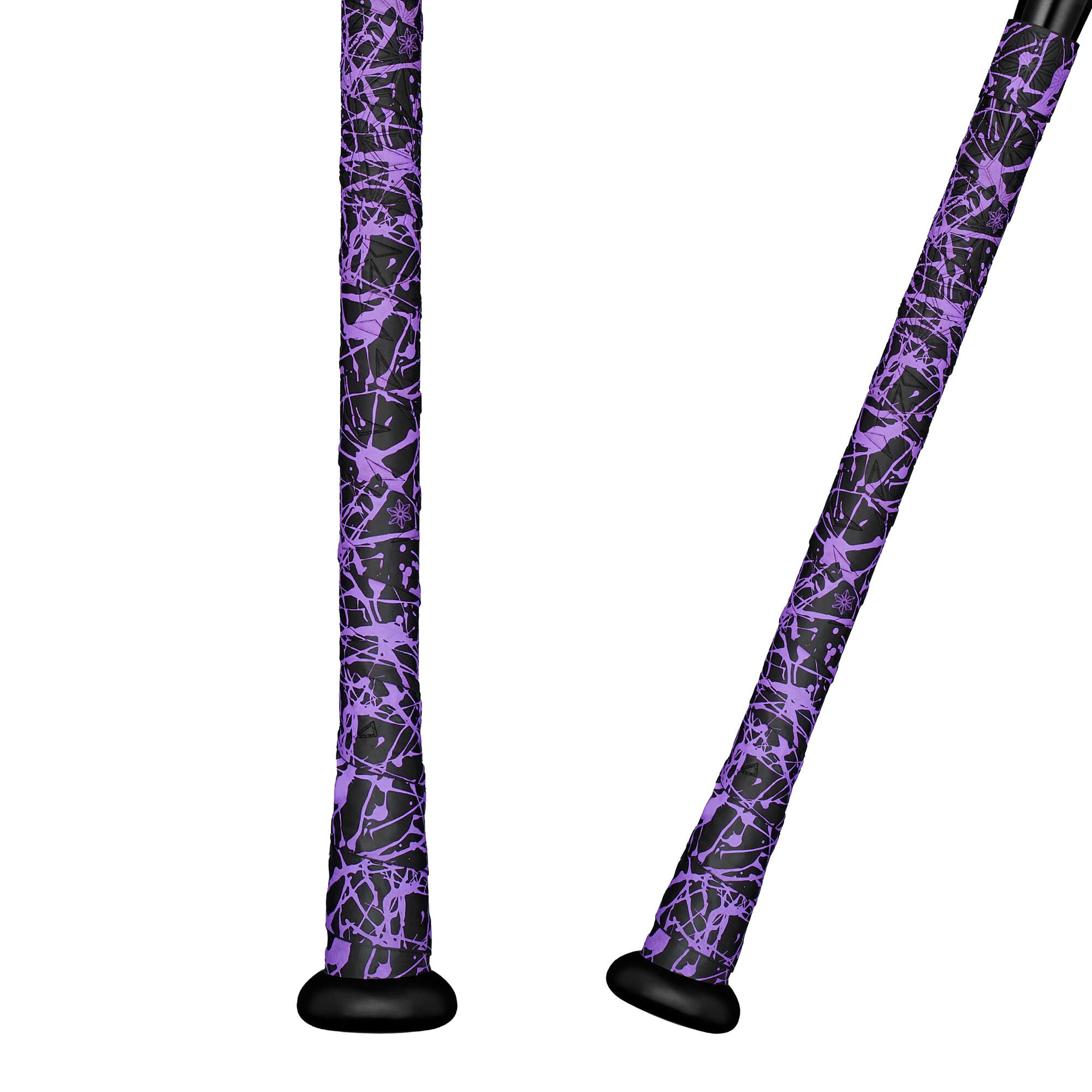 SUPACAZ Supacaz Super Sticky Kush - Beisebol - Splat Neon Roxo 1.1mm