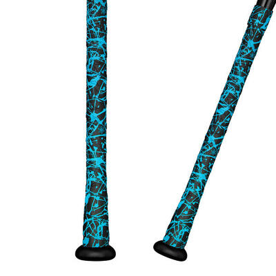 Supacaz super sticky kush - honkbal - splat neon blauw 1.1 mm