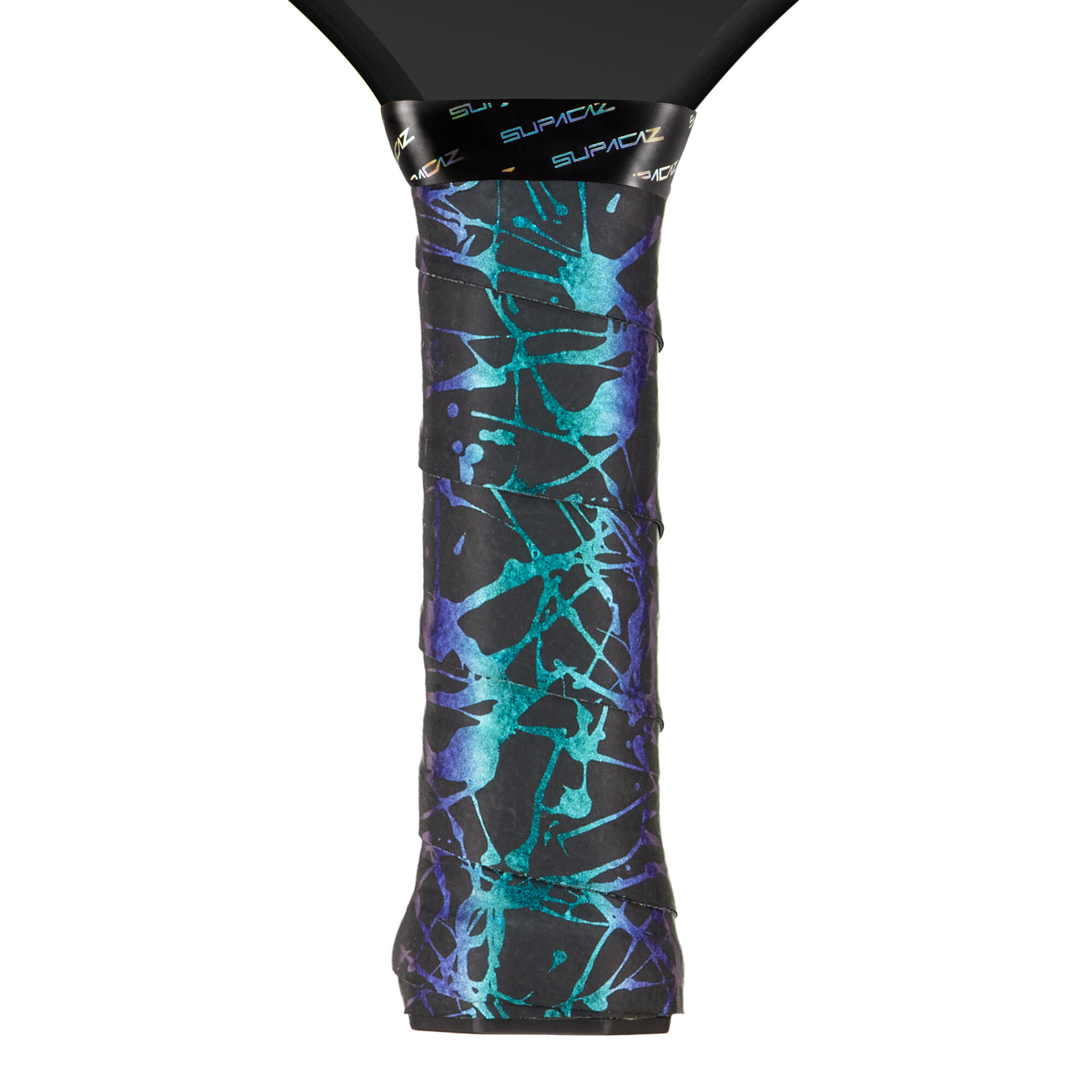 Supacaz - Supacaz Super Sticky Kush - Pickleball - Splat - Réfracteur Bleu - Surgrip - Blanc|noir - Decathlon