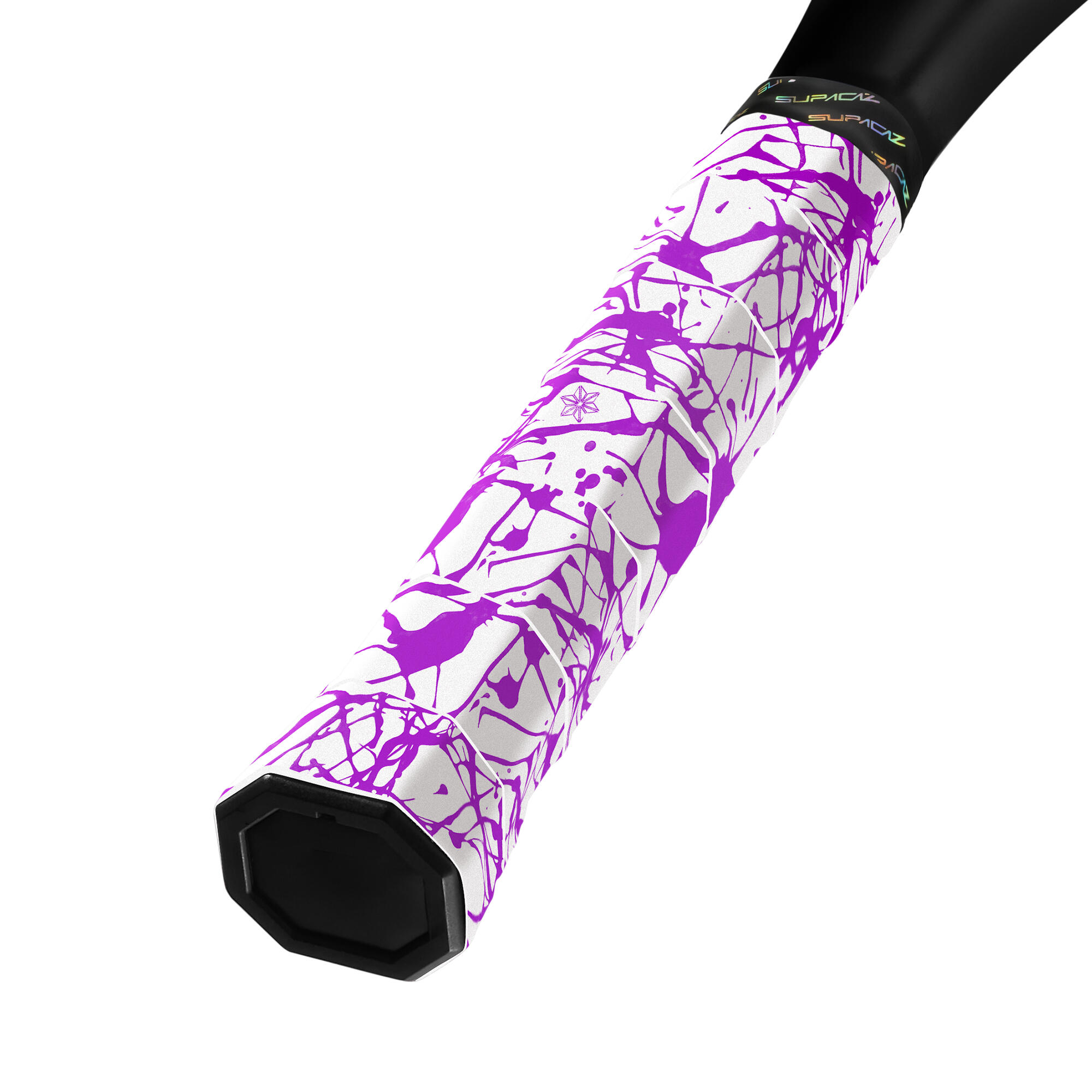 Supacaz Super Sticky Kush-Overgrip de Ténis-Splat-Roxo Fluo 2/3