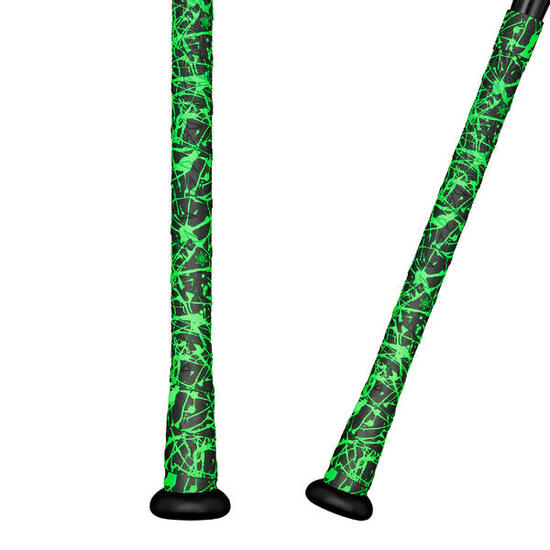 Supacaz Super Sticky Kush-Grip pour batte Baseball-Splat Vert Néon 1,1 mm