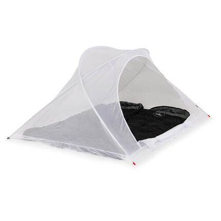 Travelnet Tente moustiquaire de voyage Handy II imprégnée blanche 2 personnes