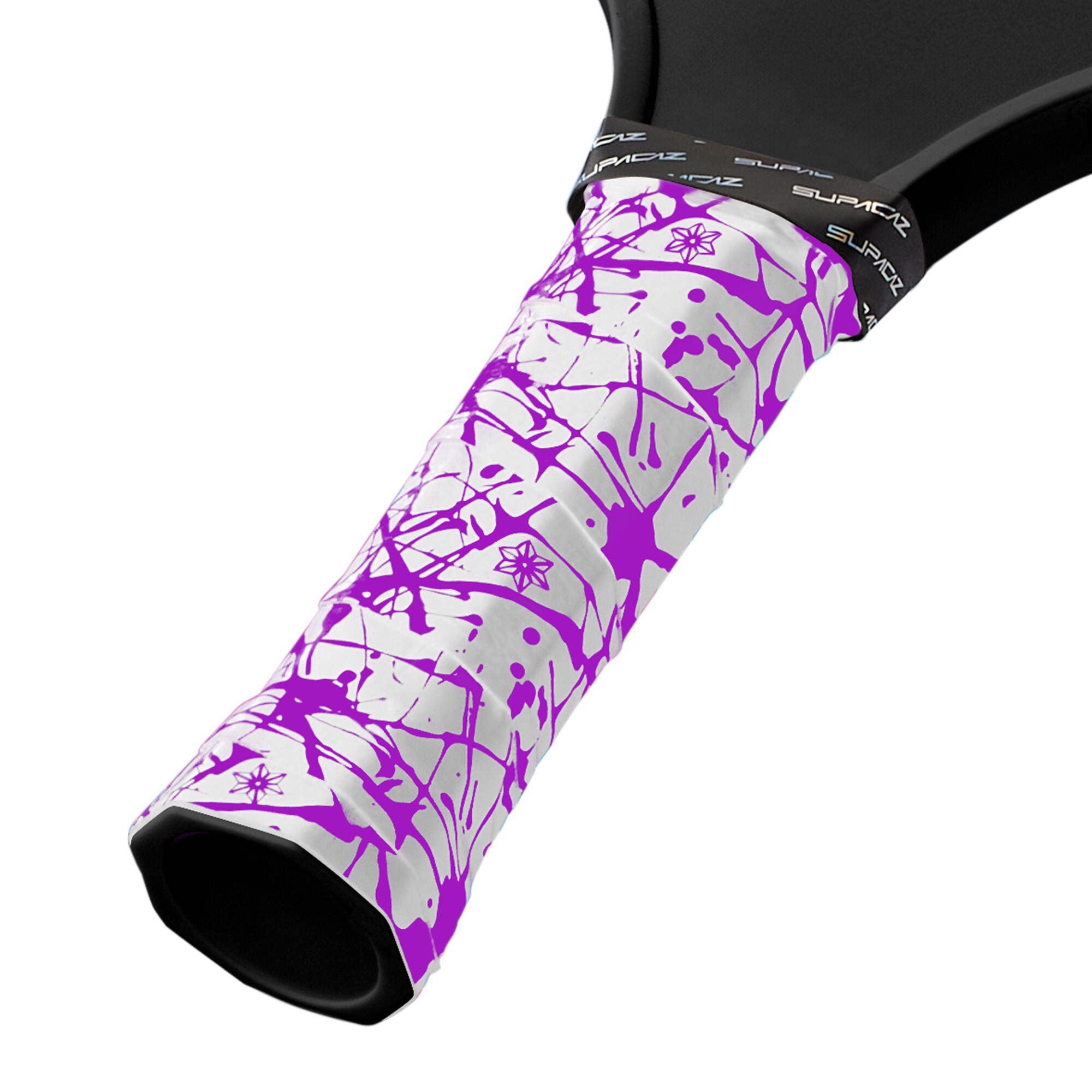 Supacaz Super Sticky Kush-Pickleball-Splat Violeta Neón 2/3