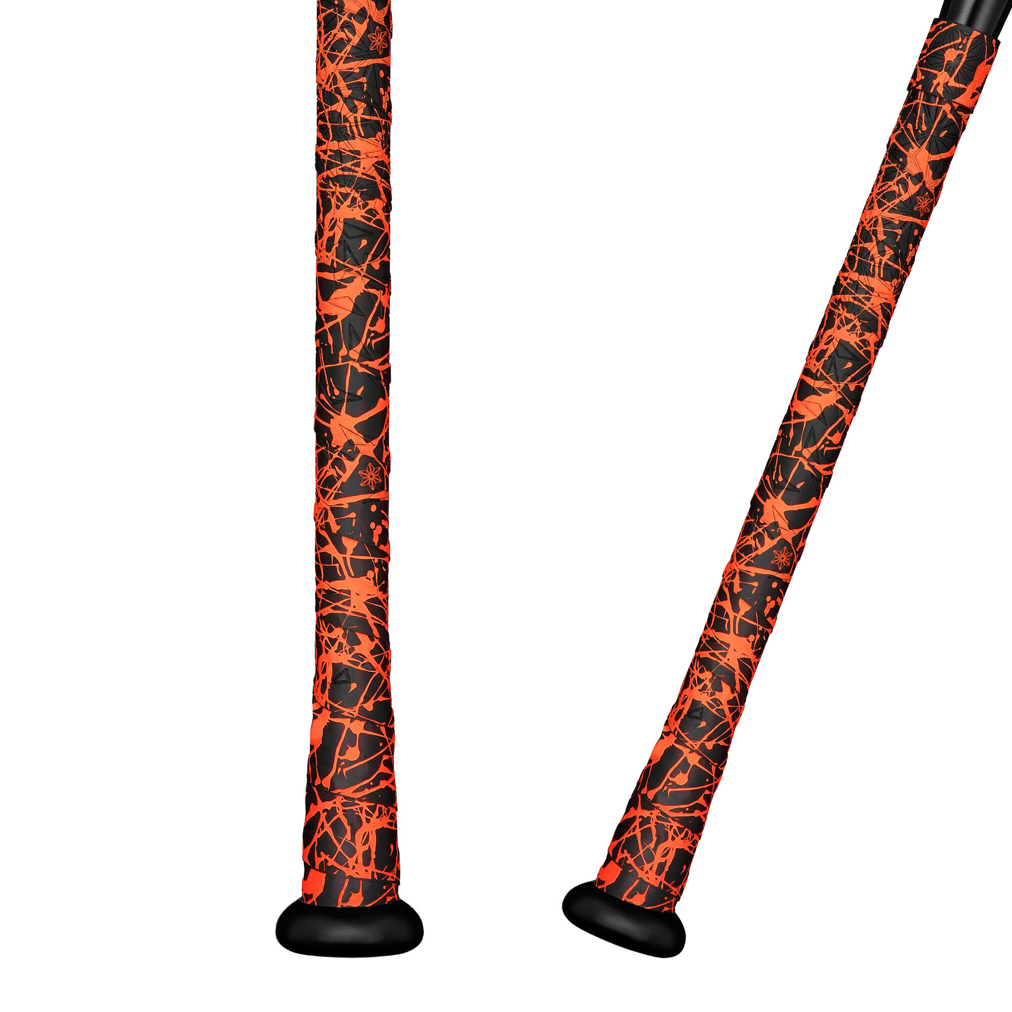 Supacaz - Supacaz Super Sticky Kush - Baseball - Splat Orange Néon 1.1mm - Grip - Noir|orange - Decathlon