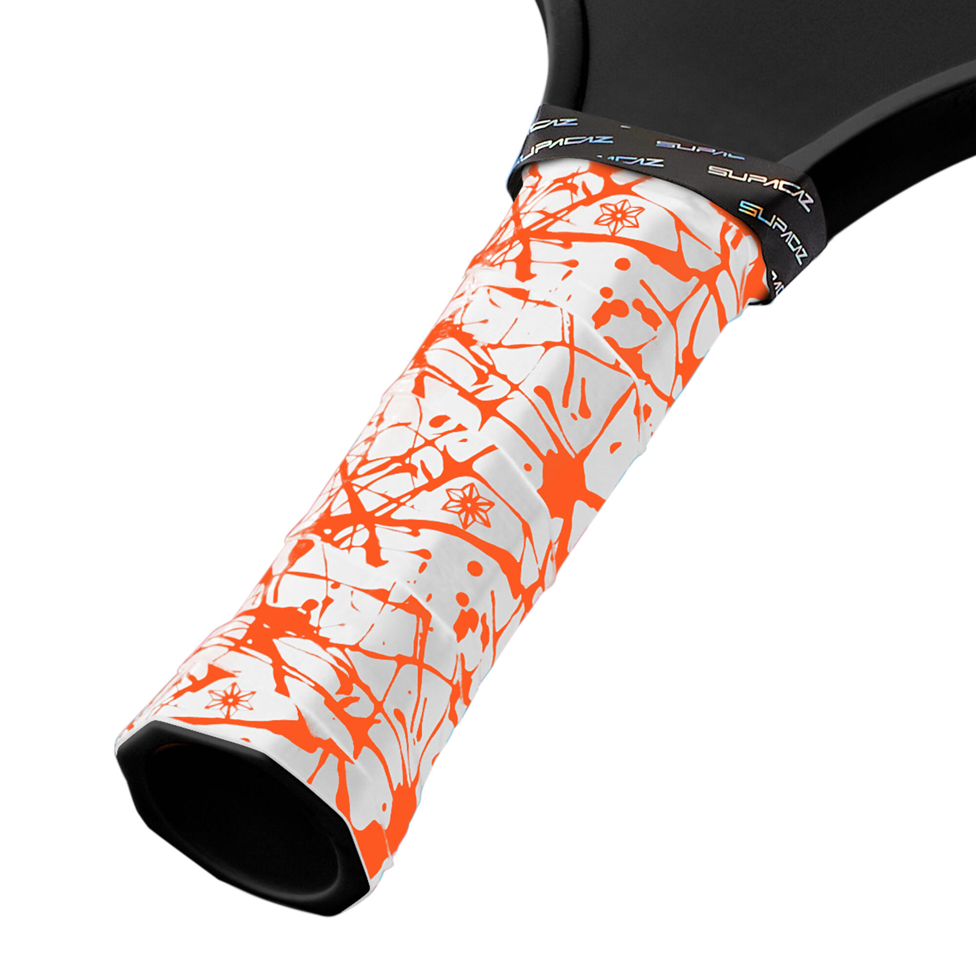 Supacaz Super Sticky Kush-Pickleball-Splat Naranja Neón 2/3
