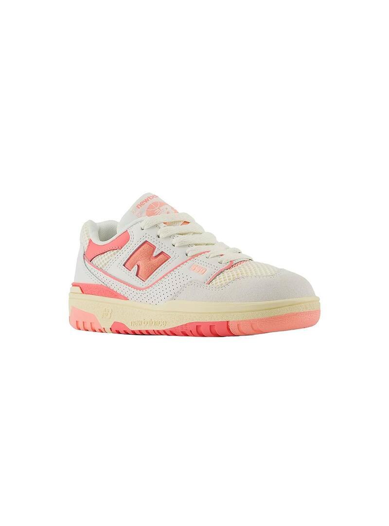 Zapatillas para Niño New balance 550 Blanco 3/5