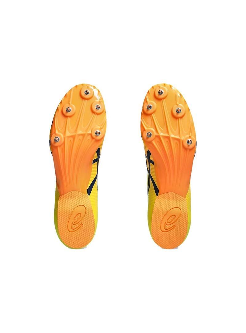 Scarpa da corsa con chiodi Asics Hyper mid gialla 7/7