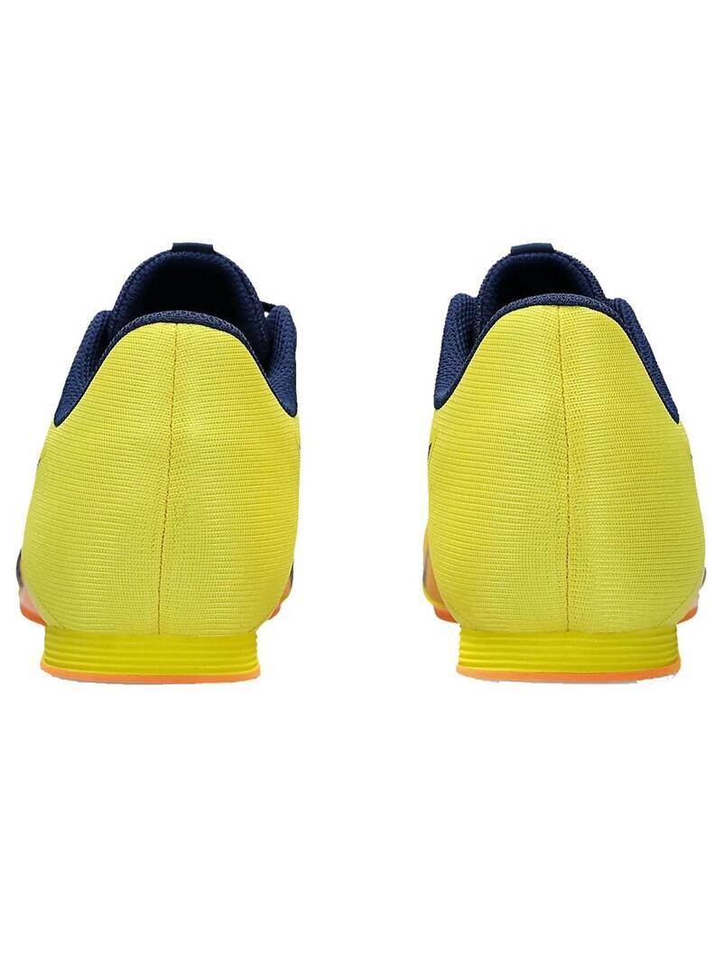 Scarpa da corsa con chiodi Asics Hyper mid gialla 3/7