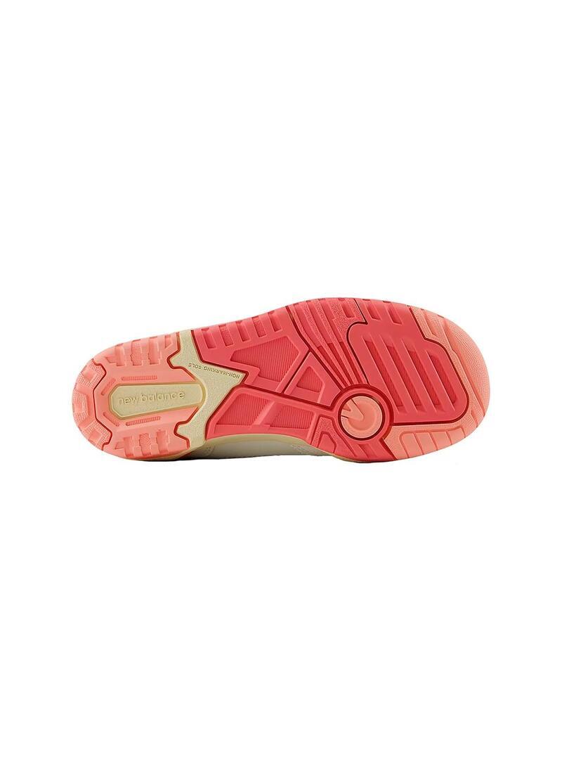 Zapatillas para Niño New balance 550 Blanco 5/5