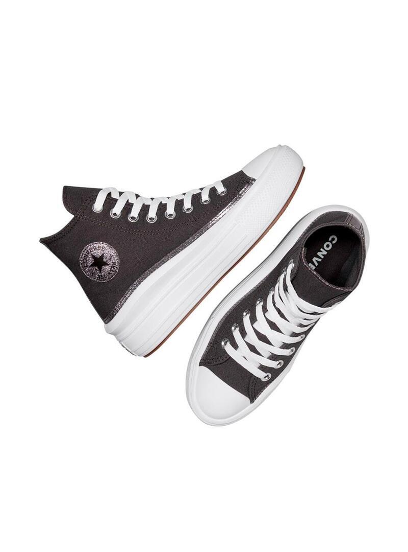 Chaussure pour fille Converse Move hi Gris 4/7