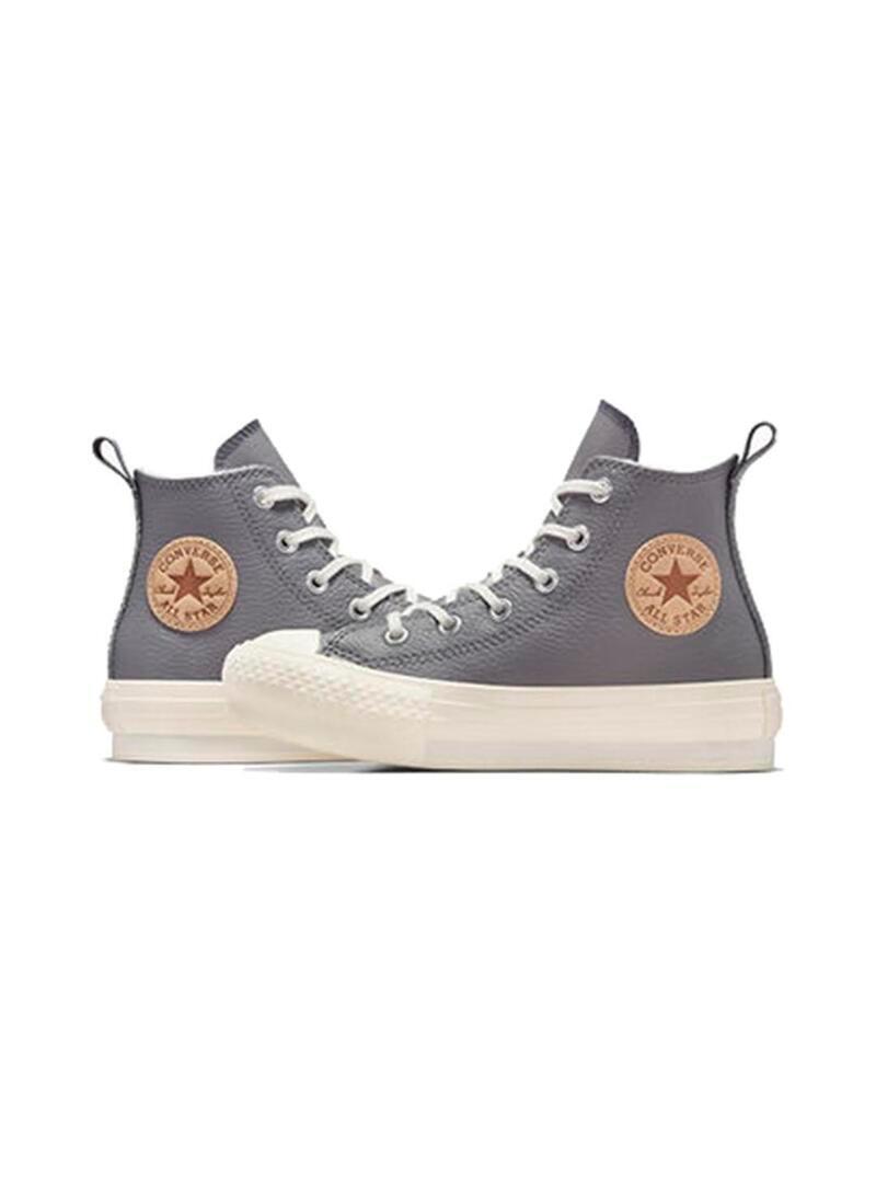 Zapatilla para Niña Converse All star lift plataform Gris 5/6