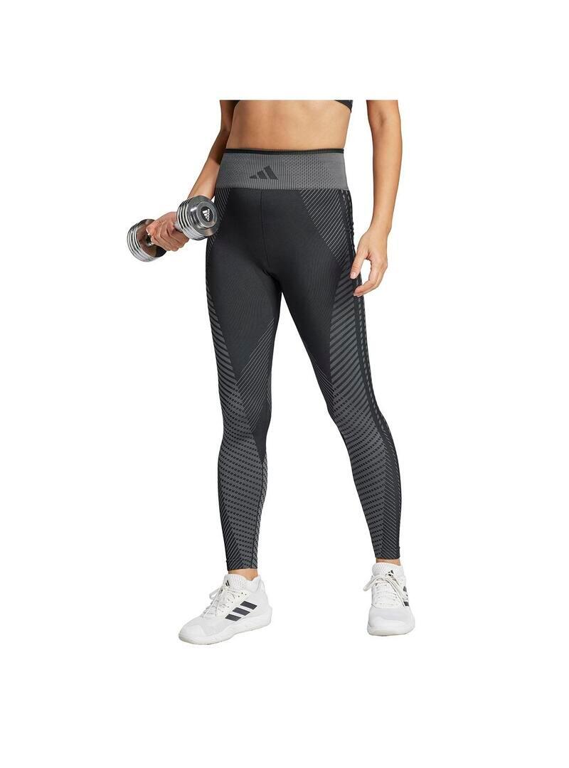 Collants pour femme Adidas Knit tr Noir 2/5
