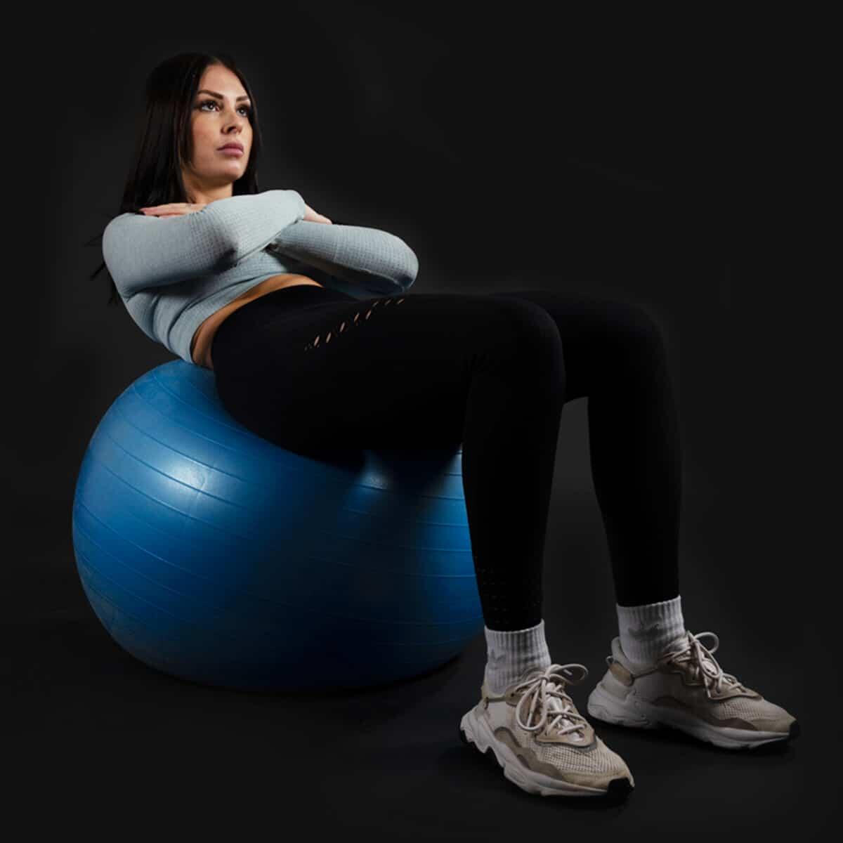Swiss Ball yoga en fitness met opblaaspomp JustFit 5/5