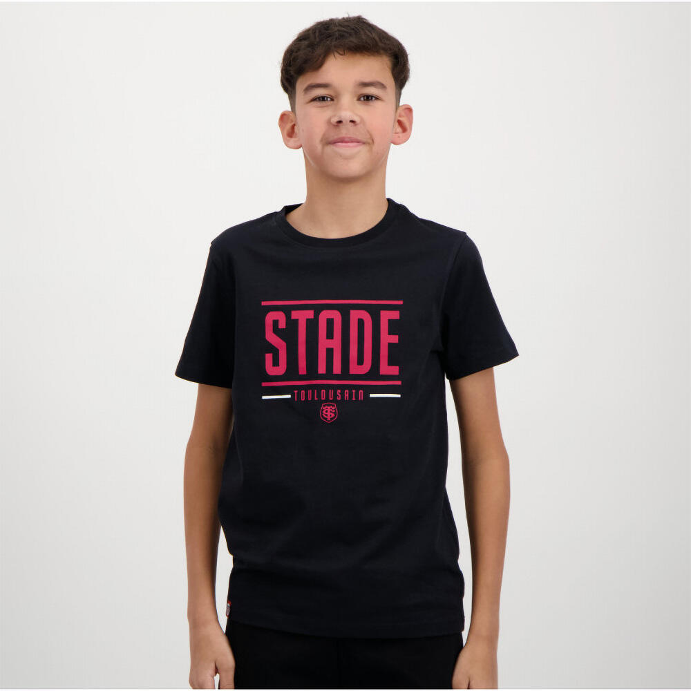 Camiseta Infantil Create Stade Toulousain Negro 4/5