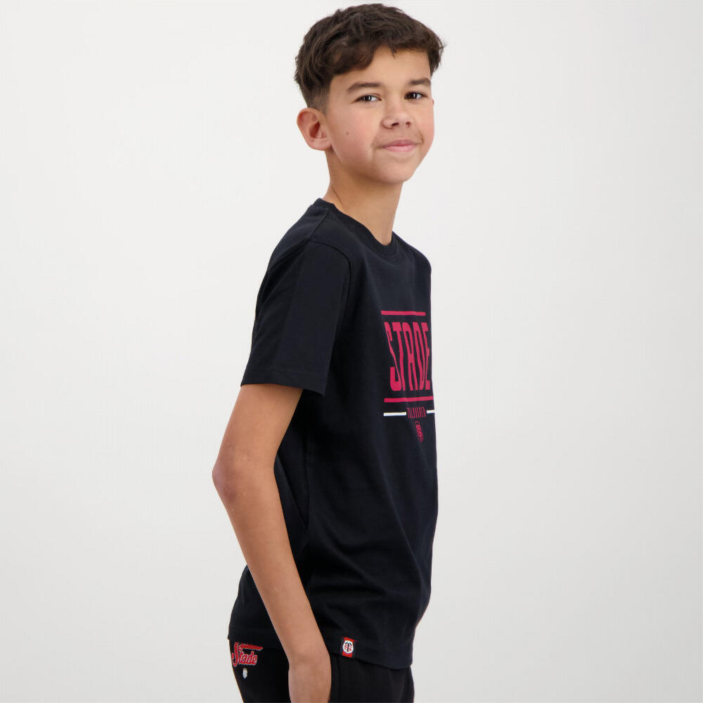 Camiseta Infantil Create Stade Toulousain Negro 3/5