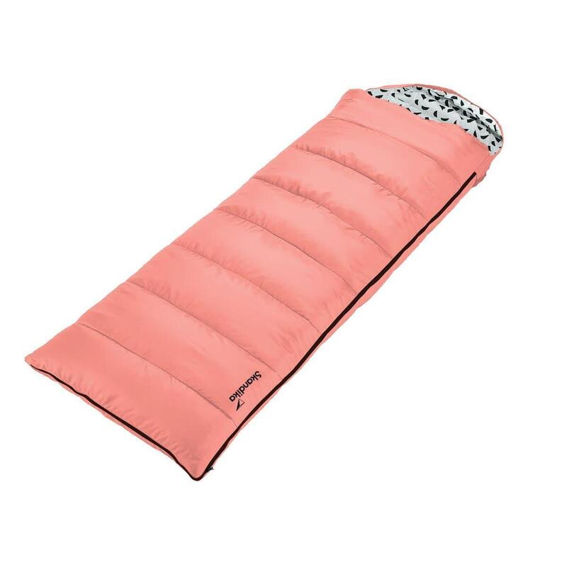 Sac De Couchage Skandika Iceland - 3 Saisons, 220x80cm - Rectangulaire, Convertible En Double - Camping, Festival