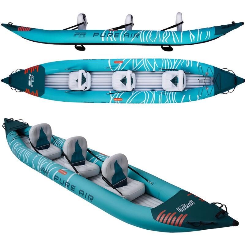 Kajak Gonflable Aqua Marina Pure Air Glider 3 Miejsca