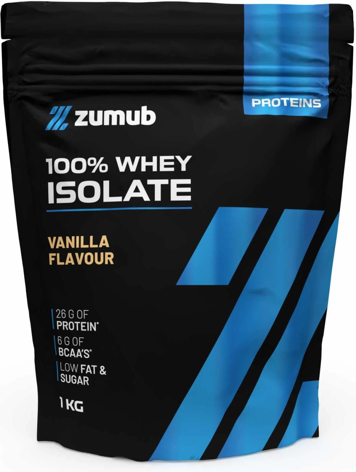 ZUMUB Zumub 100% Whey Isolate 1 kg  - Vaniglia