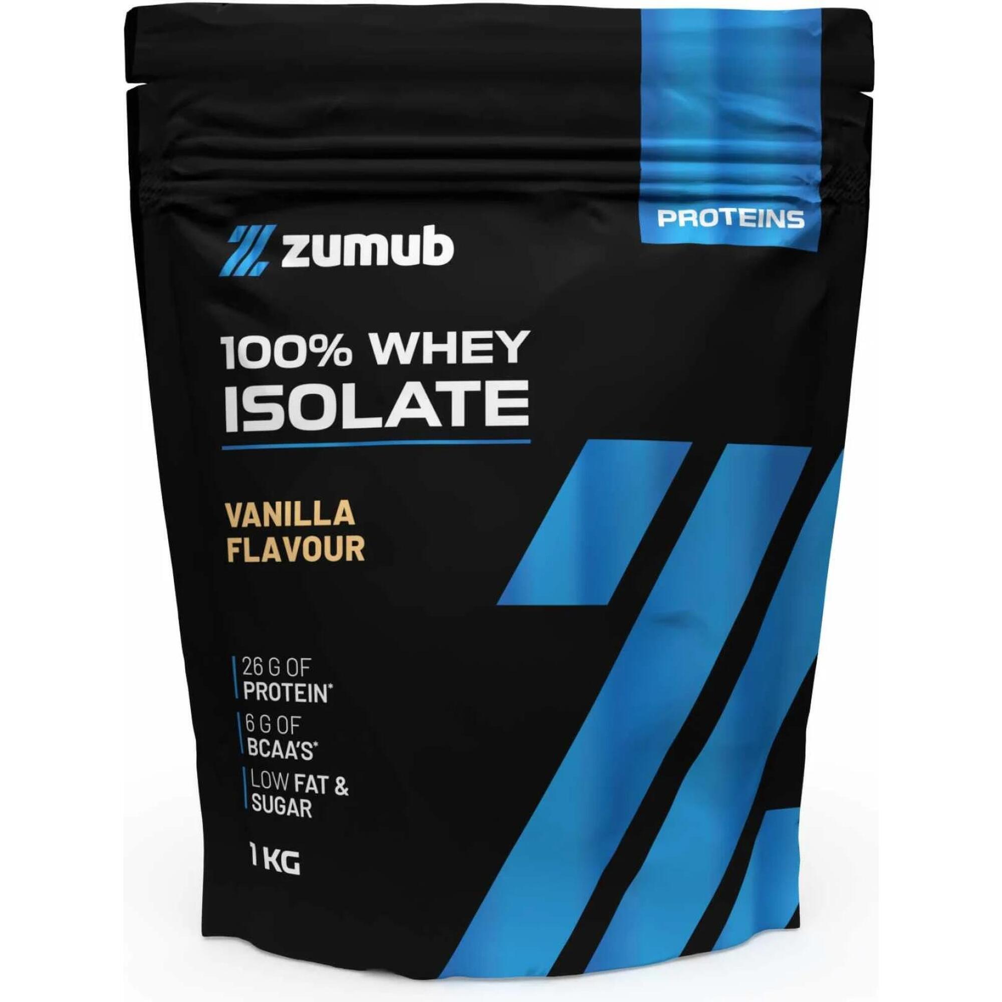 Zumub - Zumub 100% Whey Isolate 1 Kg  - Vanille - Whey Protéine - 1 Kg - Decathlon