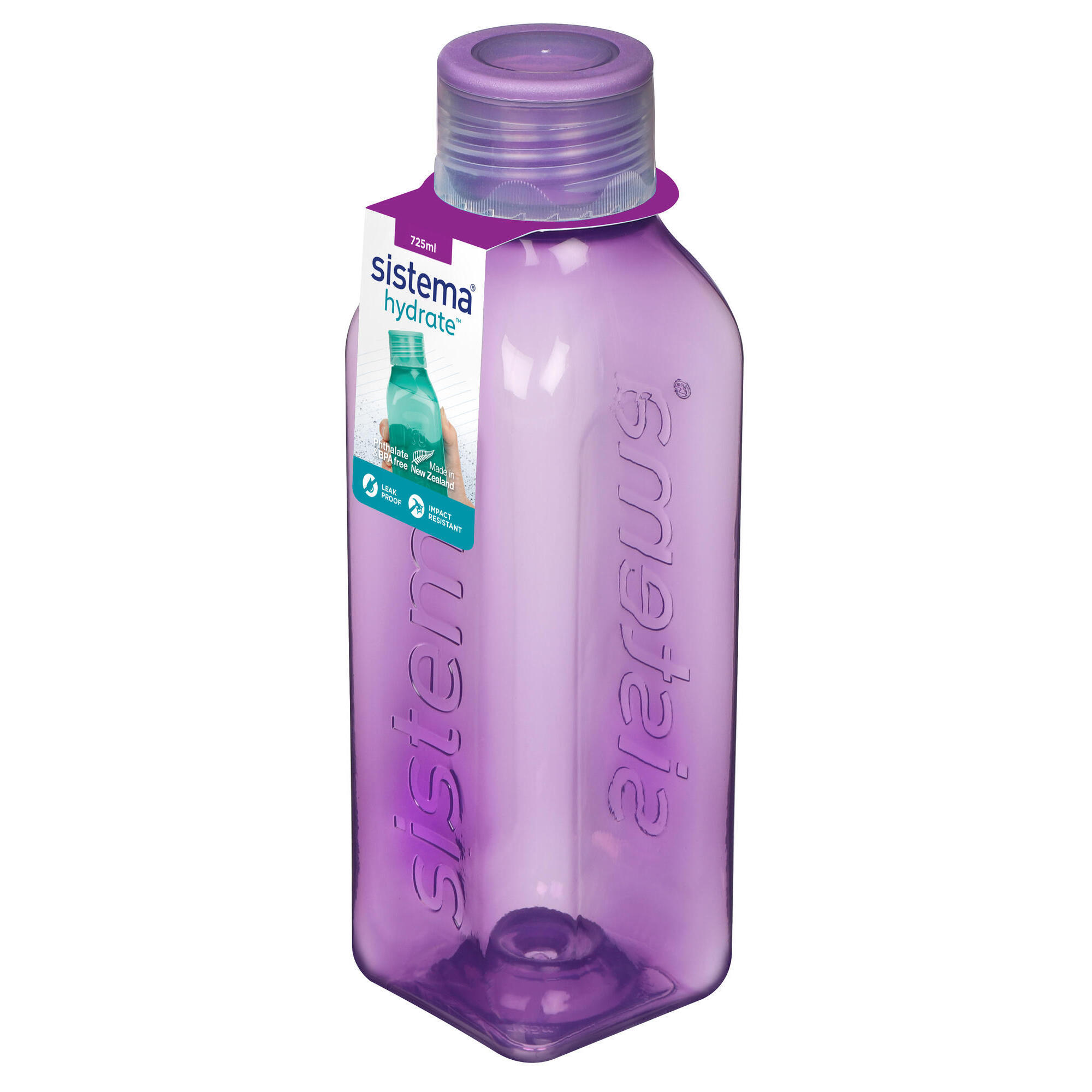 SISTEMA Láhev se šroubovacím víčkem Hydrate™ Square 725 ml