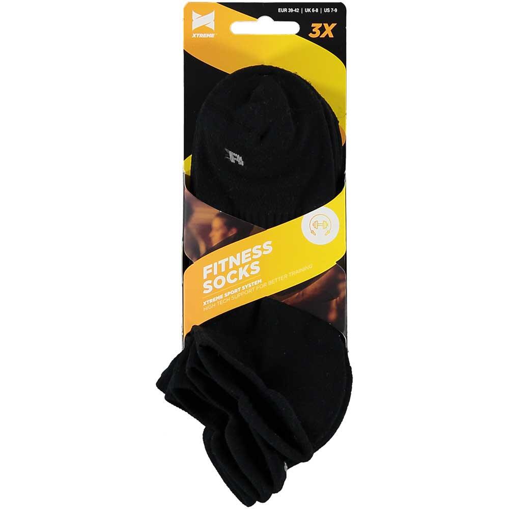 Xtreme Calcetines Deportivos para Fitness 9-pack Negro 6/6