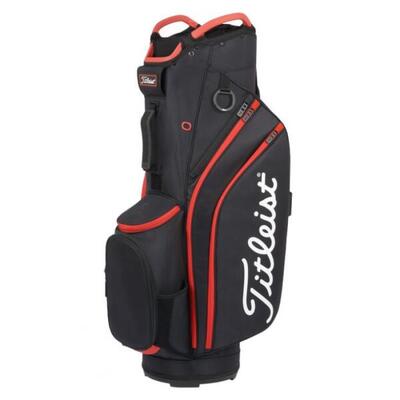 TITLEIST CART 14 BLACK/RED - BOLSA UNISEX