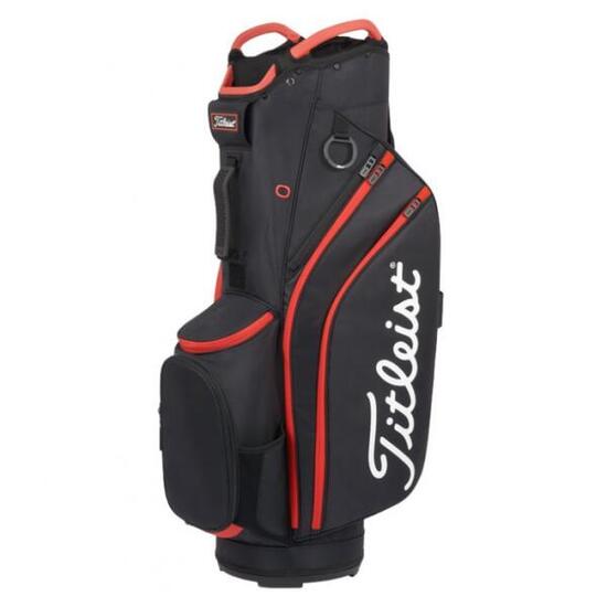 TITLEIST CART 14 BLACK/RED - BOLSA UNISEX