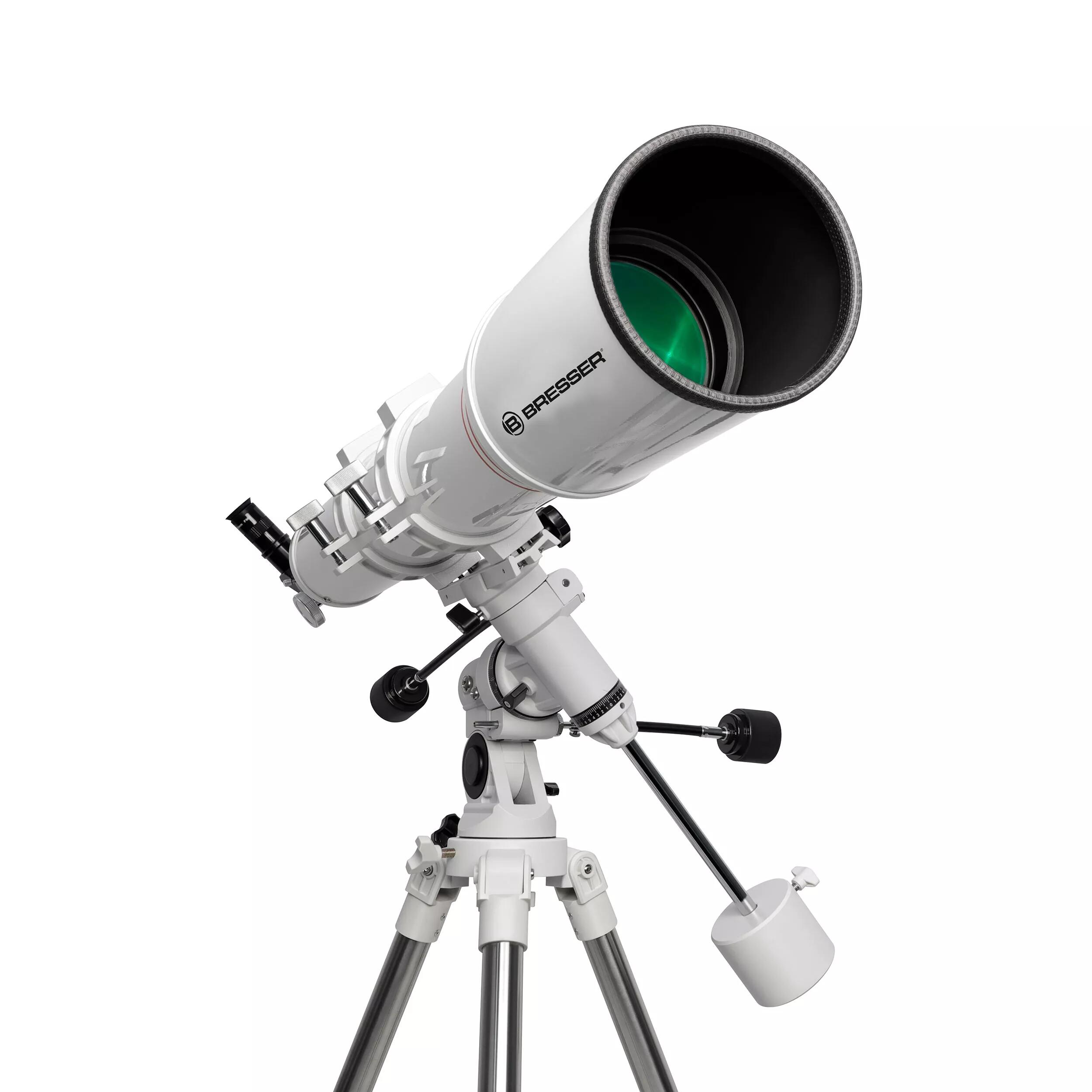 Télescope astronomique achromatique BRESSER Ar-102/1000 Trépied en acier 3/5