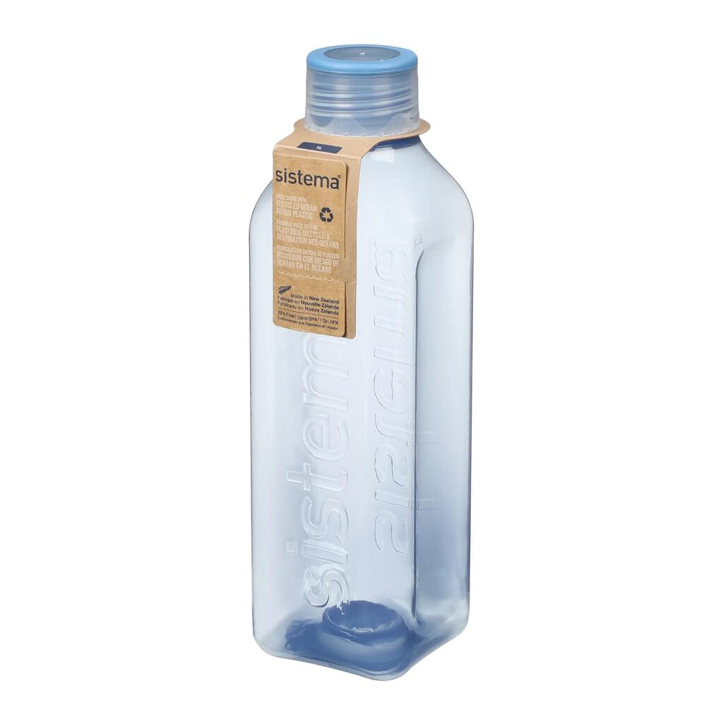 Fľaša so skrutkovacím viečkom Ocean Bound Square 1 l