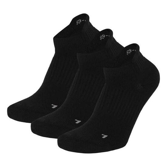 Xtreme Chaussettes de fitness 3 paires Noir