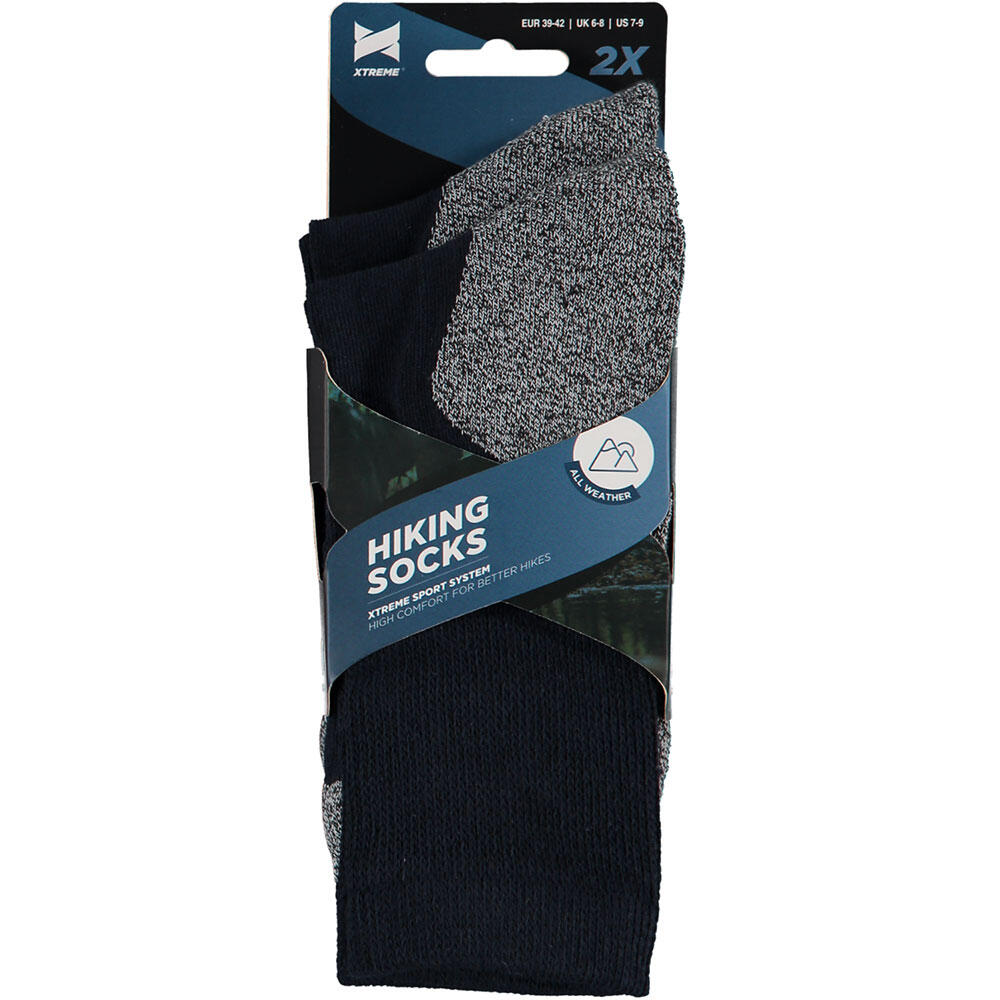 Xtreme Calcetines Montaña 6-pack Multi Azul Marino 7/7