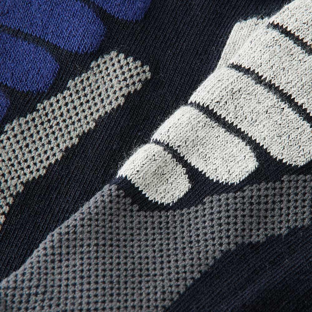 Chaussettes de randonnée Coolmax® mi-hautes 2 paires – Bleu 2/6