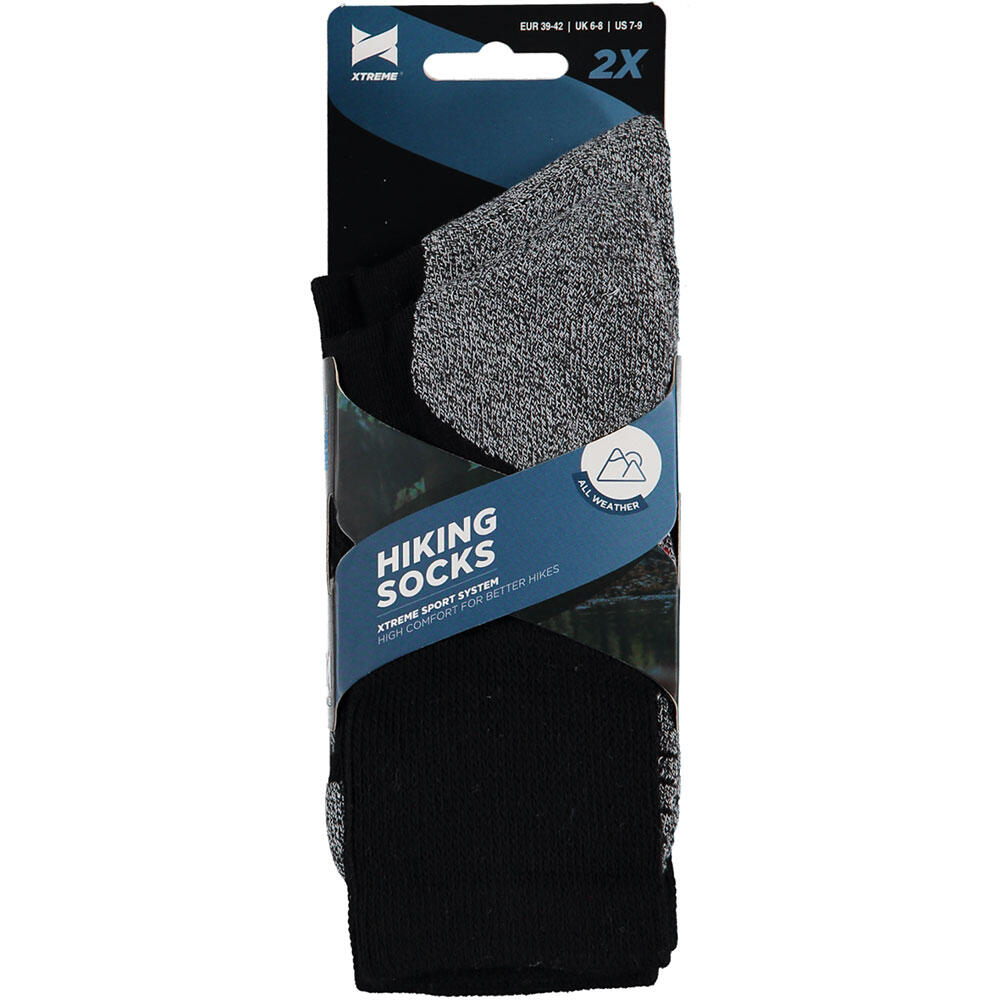 Xtreme Chaussettes de randonnée 6 paires Multicolore Noir 7/7