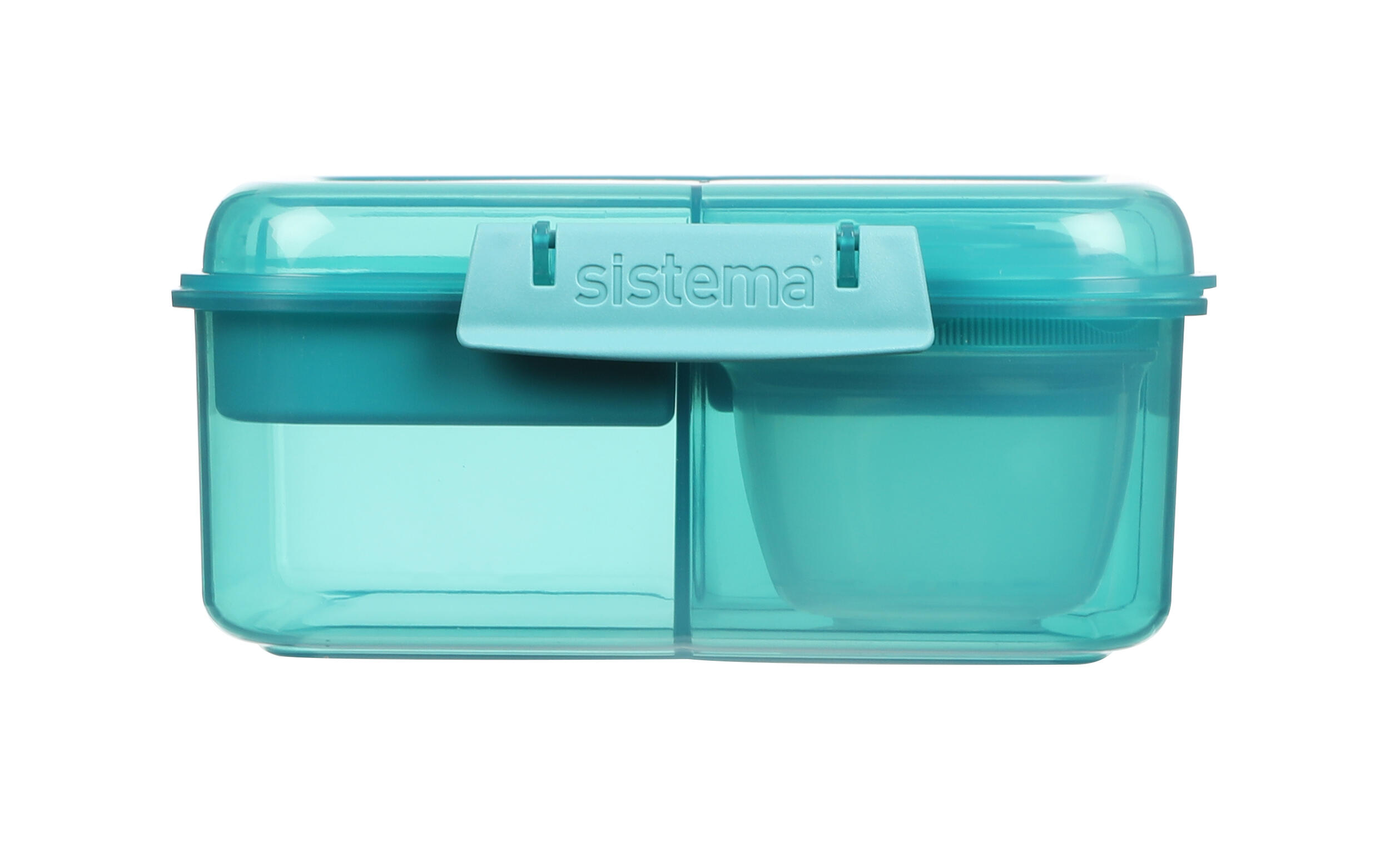 Tříkomorový svačinový box Ocean Bound s nádobou na jogurt a 2 tácky 1,25 l 2/7