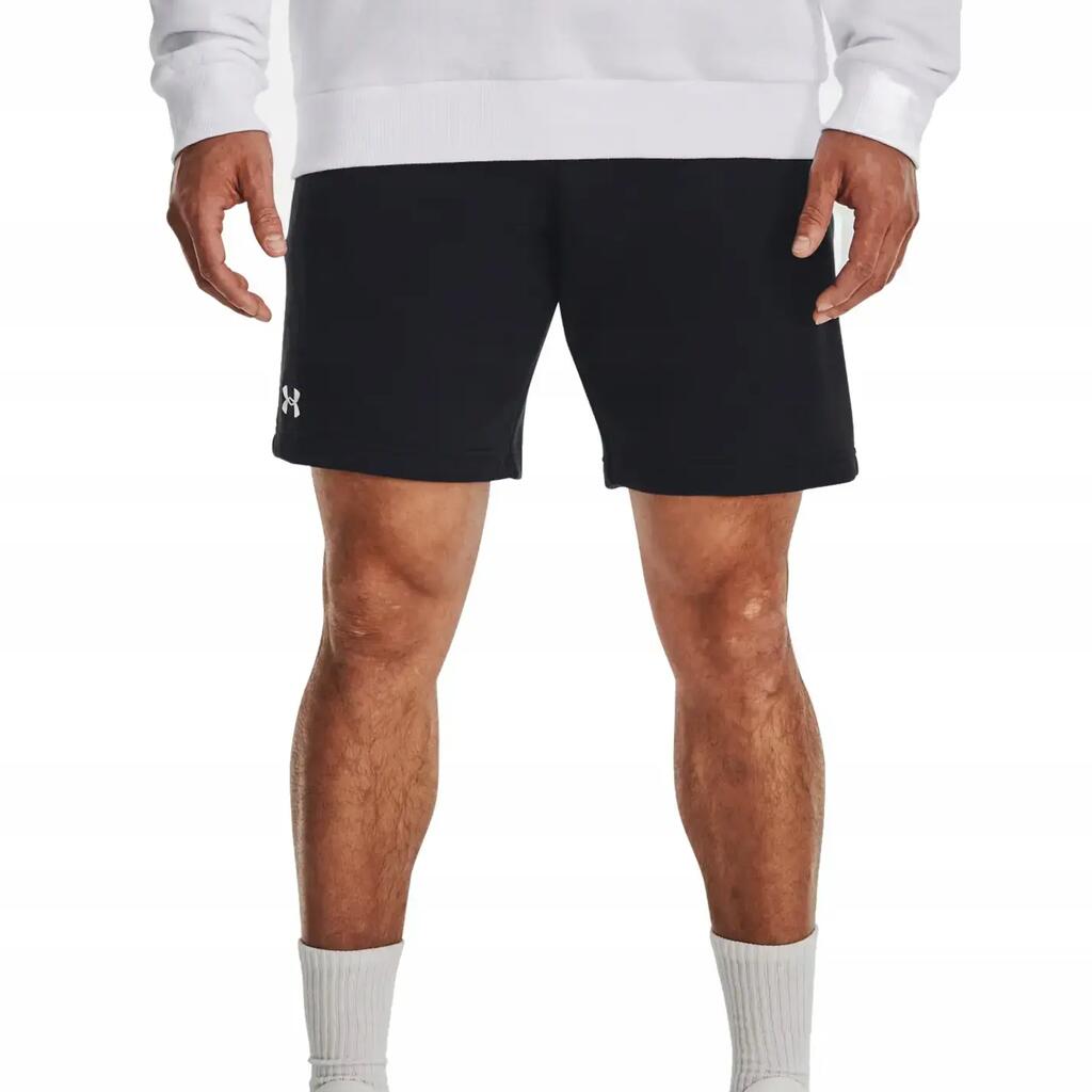 Under Armour Men’s Rival Fleece Shorts with Pockets - Black