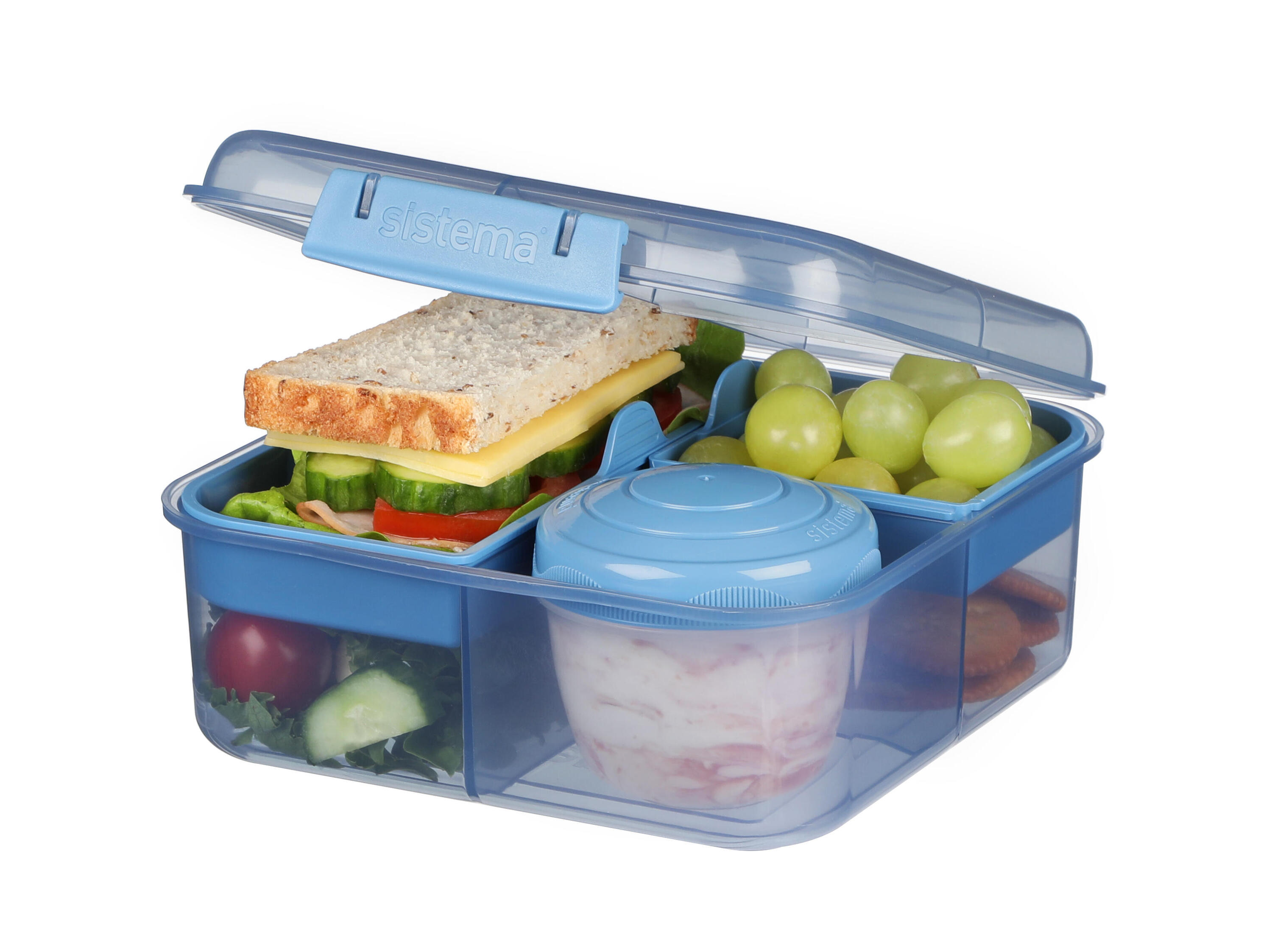 Dzielony pojemnik Ocean Bound Bento Cube z pojemnikiem na dip 1,25 l 4/7