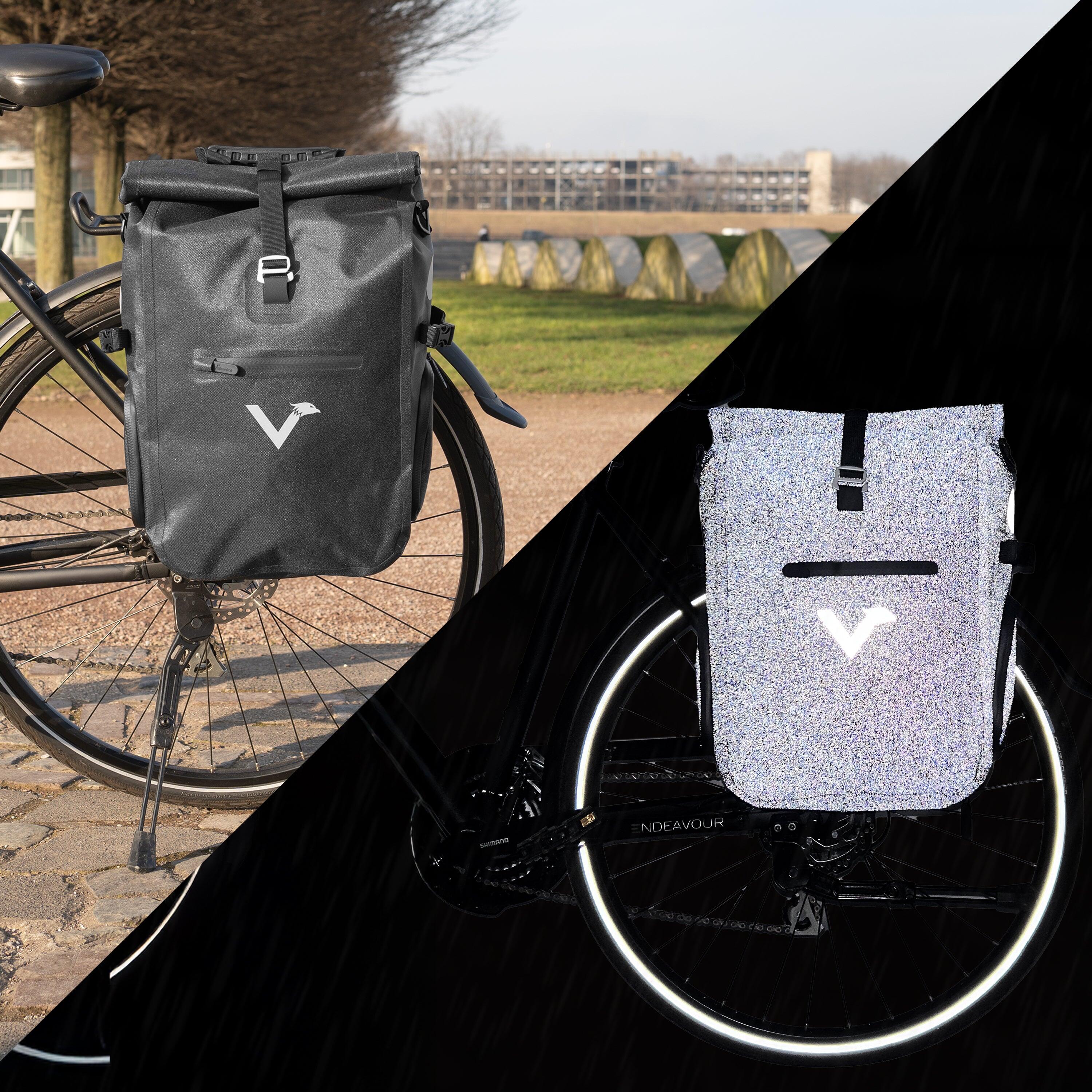 Sacoche pour porte-bagages - Vélo - Sac à bandoulière - Avec