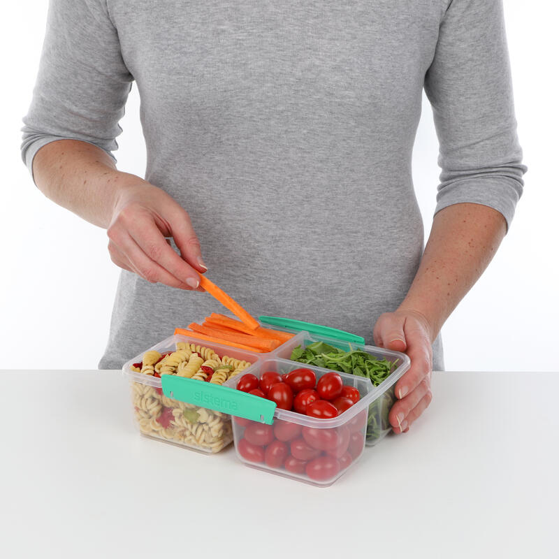 TO GO™ Čtyřkomorová krabička 1,7 l, mátová