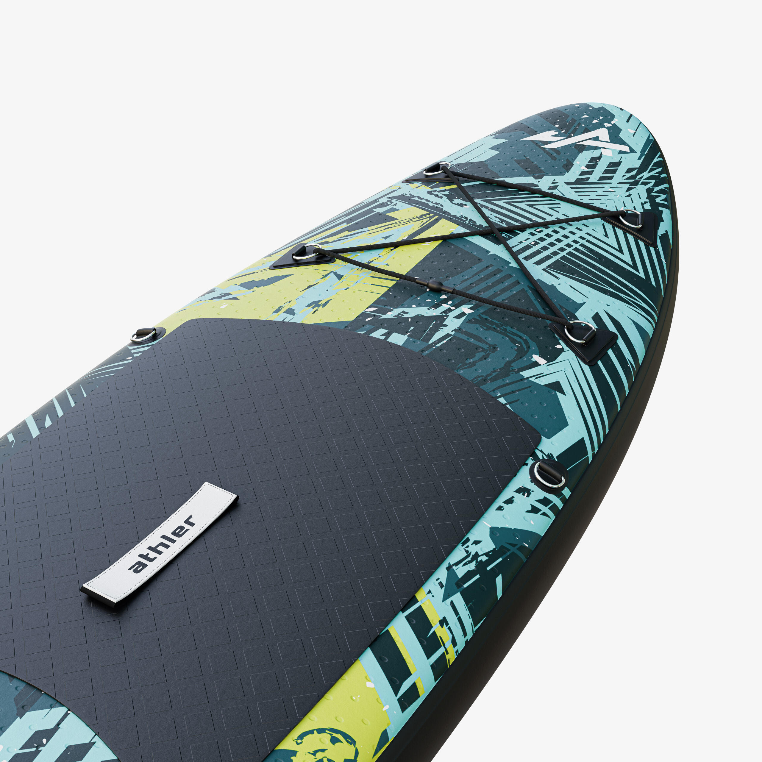 Jugend SUP Board 2in1 Athler Splash 50, Leichtgewicht, Schnell 200x55cm,bis 80kg 3/7