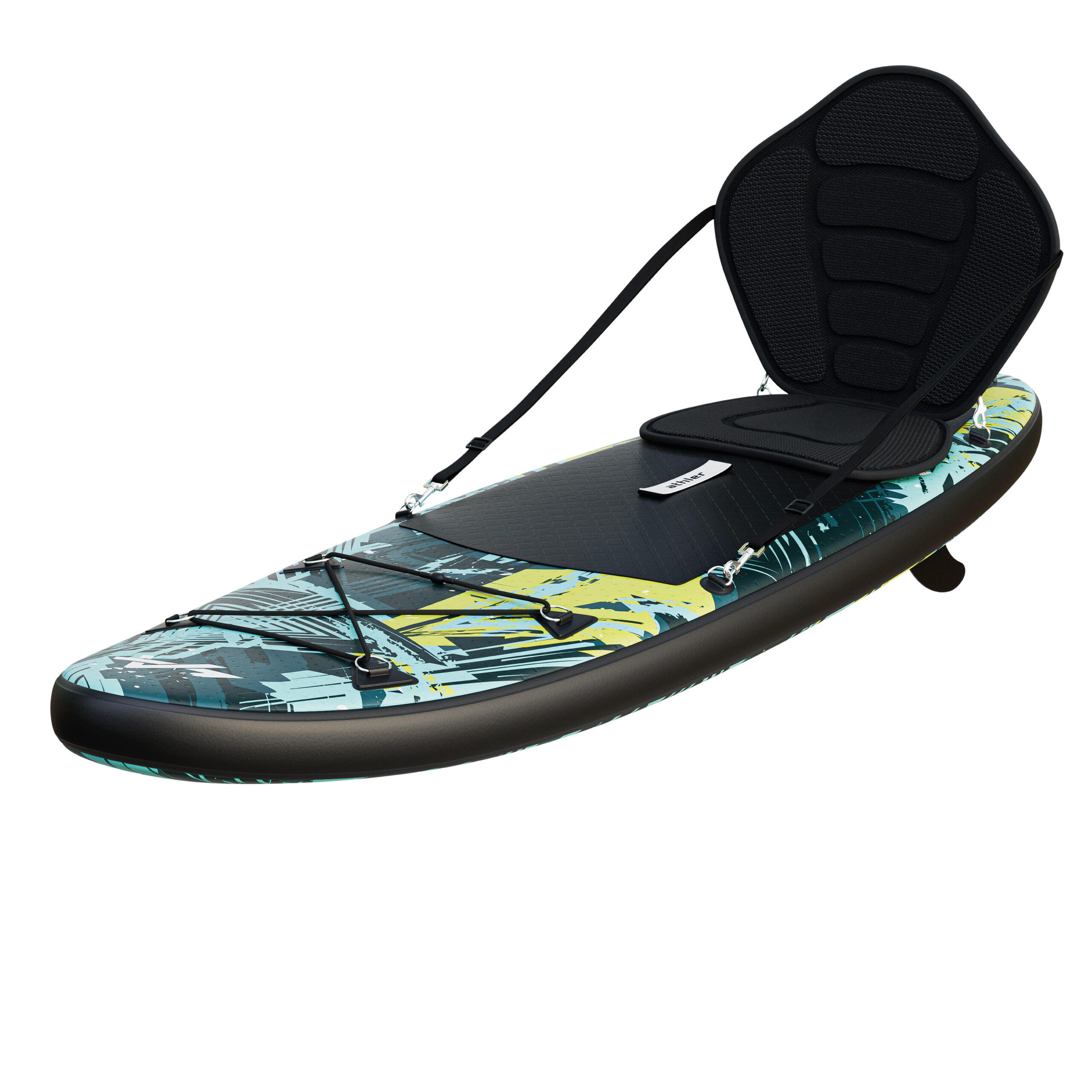 Jugend SUP Board 2in1 Athler Splash 50, Leichtgewicht, Schnell 200x55cm,bis 80kg 2/7