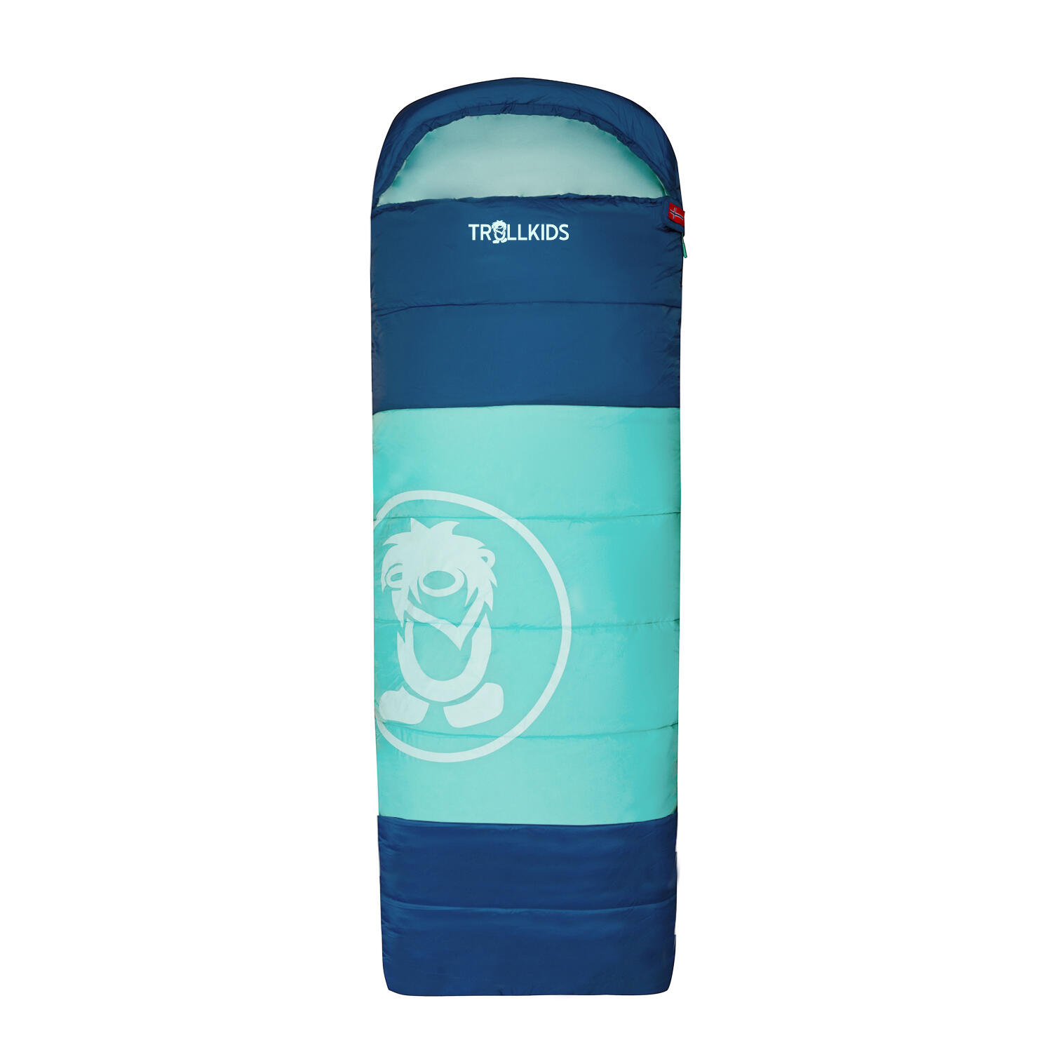 TROLLKIDS Kinder Schlafsack Sun Dreamer Mitternachtsblau/Minze