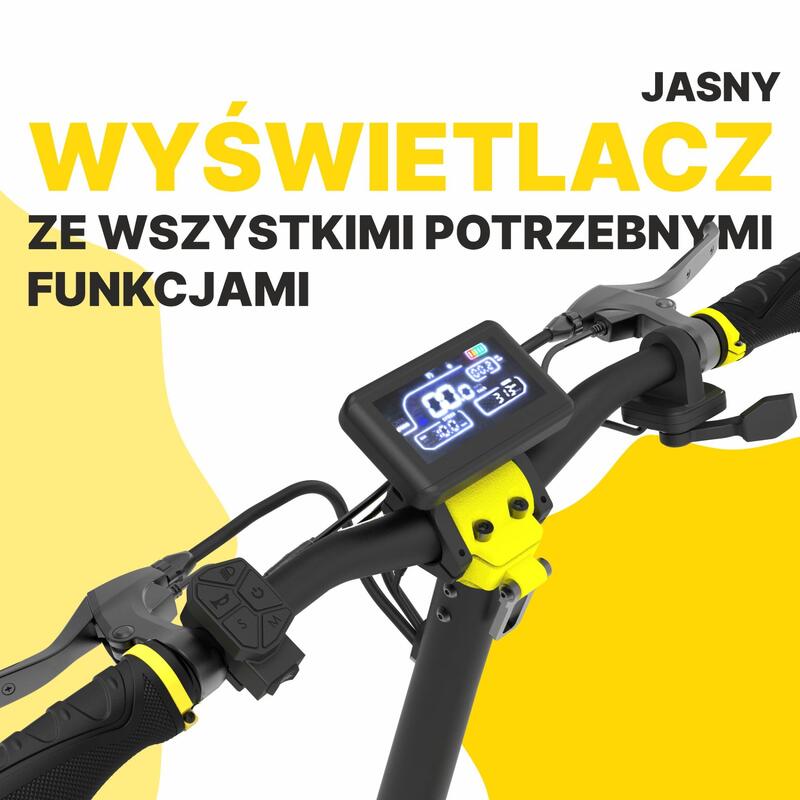 Hulajnoga elektryczna XRIDER F10Pro Aplikacja KERS 2x1400W PEAK bateria 18.2 Ah