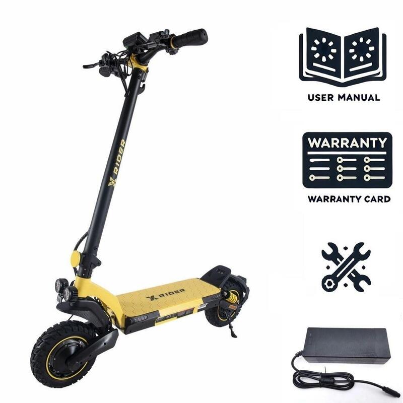 Hulajnoga elektryczna XRIDER F10Pro Aplikacja KERS 2x1400W PEAK bateria 18.2 Ah